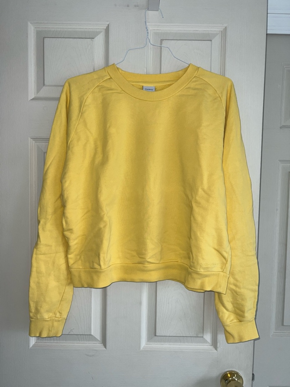 Outdoor Voices Sunlit Yellow Crew Sweatshirt